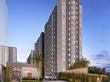Apartamento de 2 quartos com sacada, churrasqueira - Canoas